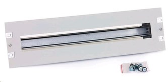 TRITON 19\" jističová lišta 3U rozebíratelná, DIN, šedá