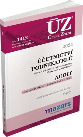ÚZ 1412 Účetnictví podnikatelů, Audit, 2021 ÚZ 1412 Účetnictví podnikatelů, Audit, 2021