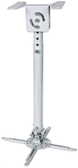 MANHATTAN Stropní držák projektoru, natáčecí (58-82cm, ±15°/360°, max. 20kg)