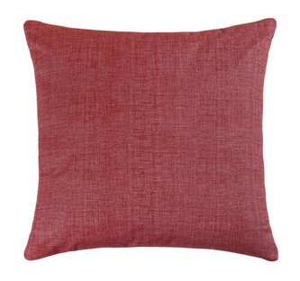 Polštářek ADÉLA - červená uni - 40x40 cm