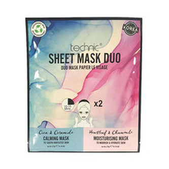 Technic Zklidňující a hydratační maska Calming & Moisturising Sheet Mask Duo woman
