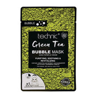 Technic Čisticí pleťová maska Green Tea (Bubble Mask) 20 g woman