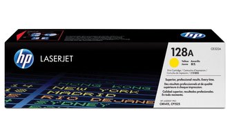 HP 128A Yellow LJ Toner Cart, 1 300 str, CE322A