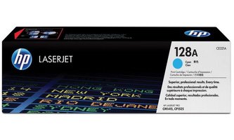 HP 128A Cyan LJ Toner Cart, 1 300 str, CE321A