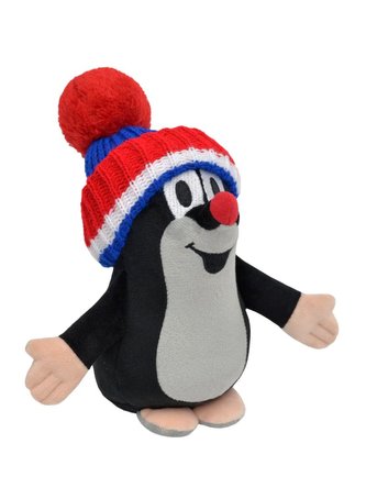 Krtek 20cm kulich modrý-trikolóra