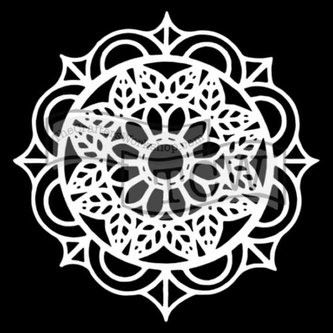 TCW šablona 15,24 x 15,24 cm - Leaf Emblem