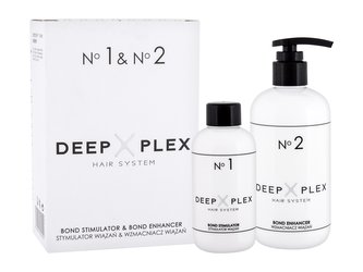 Stapiz Deep Plex stimulátor Deep Plex Bond Stimulator No. 1 150 ml + posilovač vlasů Deep Plex Bond Enhancer No. 2 290 ml