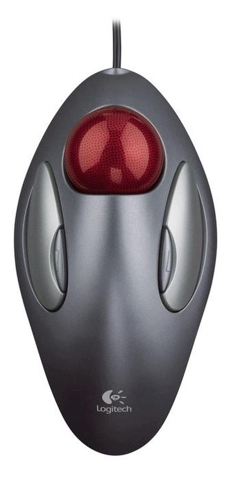 Logitech Mouse TrackMan Marble, silver