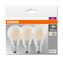 OSRAM LED BASE CL A GL Fros. 6,5W 827 E27 806lm 2700K (CRI 80) 10000h A++ (Krabička 3ks)