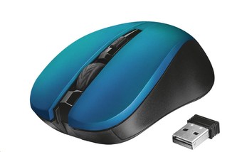 TRUST myš Mydo Silent Click Wireless Mouse - blue