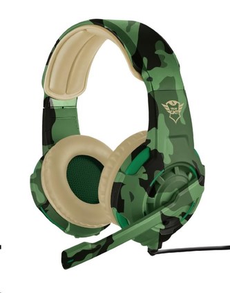 TRUST sluchátka GXT 310C Radius Gaming Headset - jungle camo