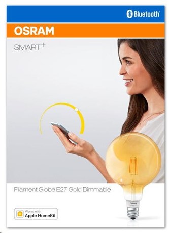 OSRAM SMART+ HomeKit Bluetooth Filament E27 5,5W 2700K (krabička 1ks)