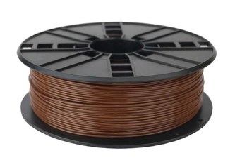 GEMBIRD Tisková struna (filament) PLA, 1,75mm, 1kg, hnědá