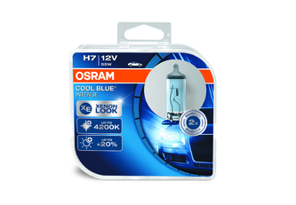 OSRAM autožárovka H7 COOL BLUE INTENSE 12V 55W PX26d (Duo-Box)