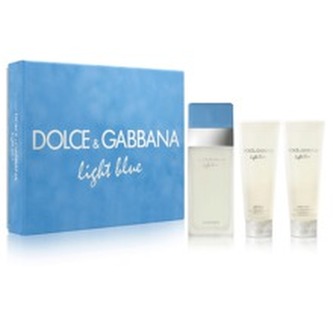 Dolce Gabbana Light Blue Dárková sada Toaletní voda 50 ml, tělový krém Light Blue 50 ml a sprchový gel Light Blue 50ml