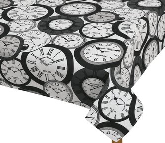 Ubrus  BERTA - hodiny - 120x140 cm