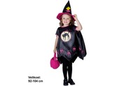 Kostým na karneval - Čarodějnice, 92-104 cm