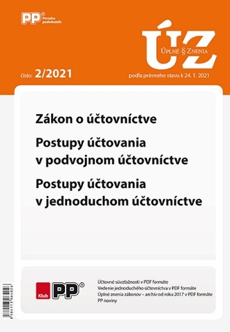 UZZ 2/2021 Zákon o účtovníctve, Postupy účtovania v podvojnom účtovníctve, Postupy účtovania v jedno