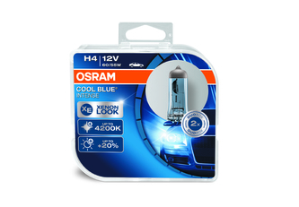OSRAM autožárovka H4 COOL BLUE INTENSE 12V 60/55W P43t (Duo-Box)