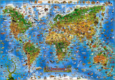 Dětská mapa Živočichové světa