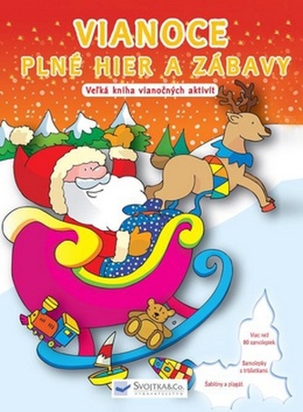 Vianoce plné hier a zábavy - Veľká kniha vianočných aktivít
