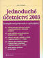 Jednoduché účetnictví 2003