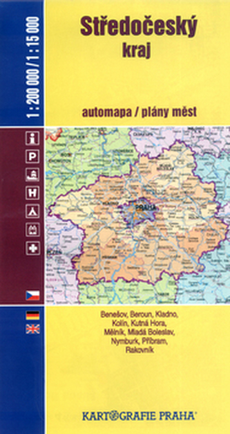 Středočeský kraj 1:200 000 / 1:15 000