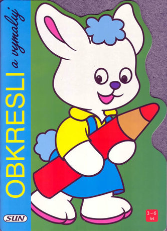 Obkresli a vymaluj Zajíc