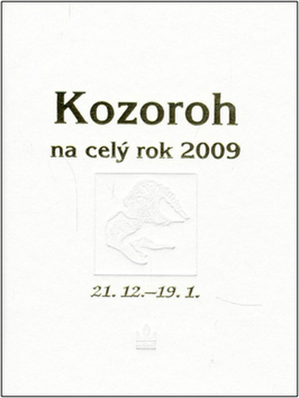 Kozoroh na celý rok 2009