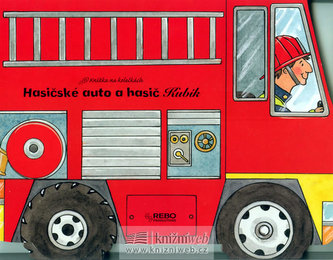 Hasičské auto a hasič Kubík