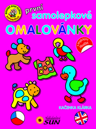První samolepkové omalovánky Kačenka Klárka