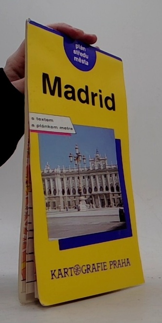Madrid plán středu města