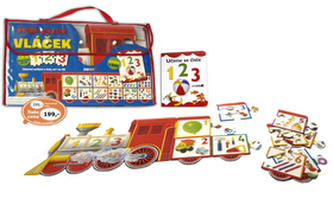 Velké puzzle vláček 1 2 3