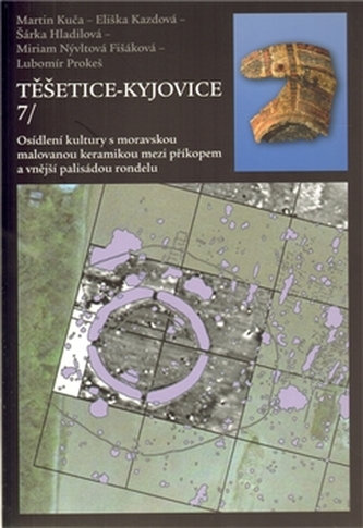 Těšetice-Kyjovice 7. Osídlení kultury s moravskou malovanou keramikou mezi příkopem a vnější palisádou rondelu